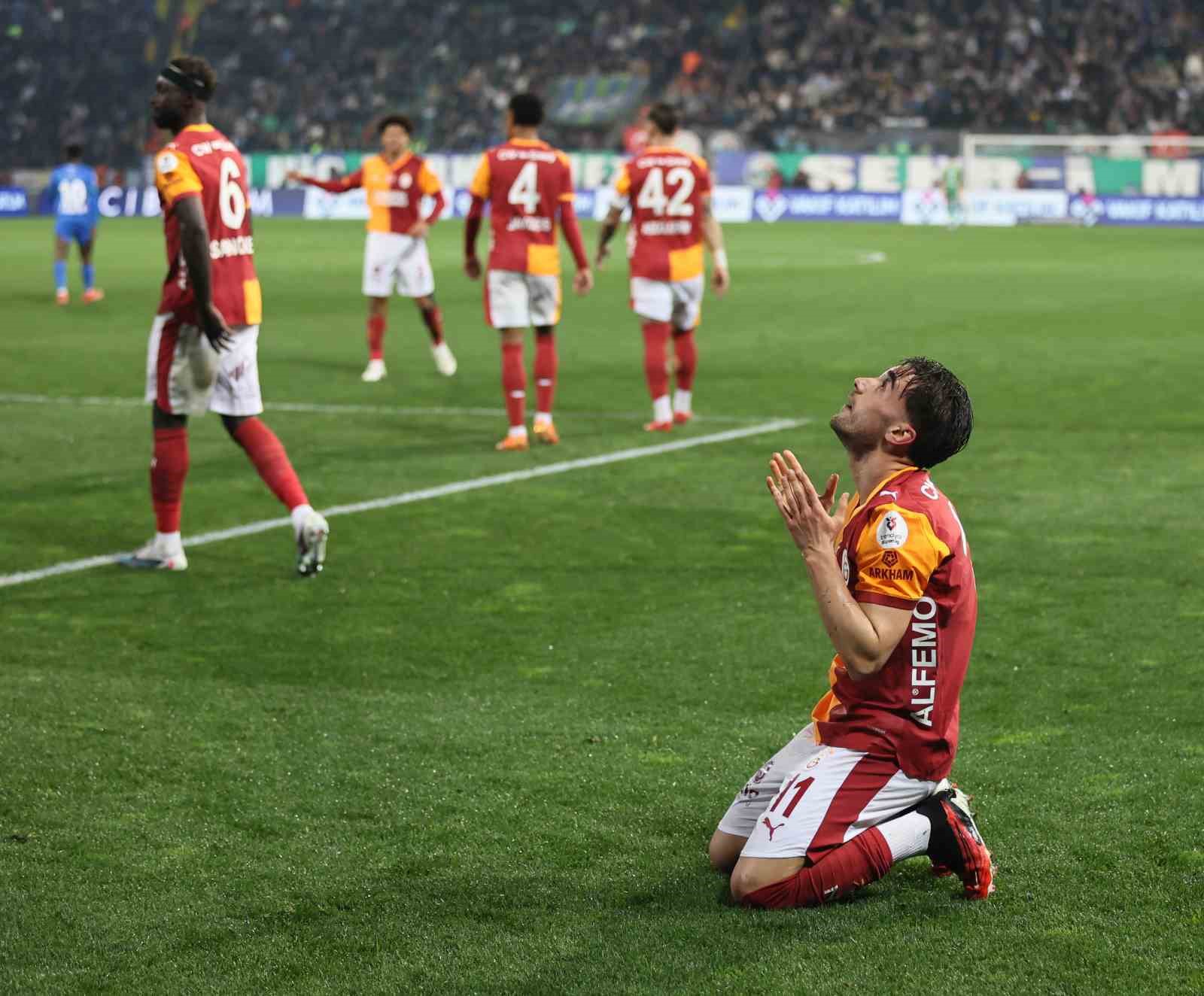 Trendyol Süper Lig: Çaykur Rizespor: 0 - Galatasaray: 3 (Maç sonucu)
