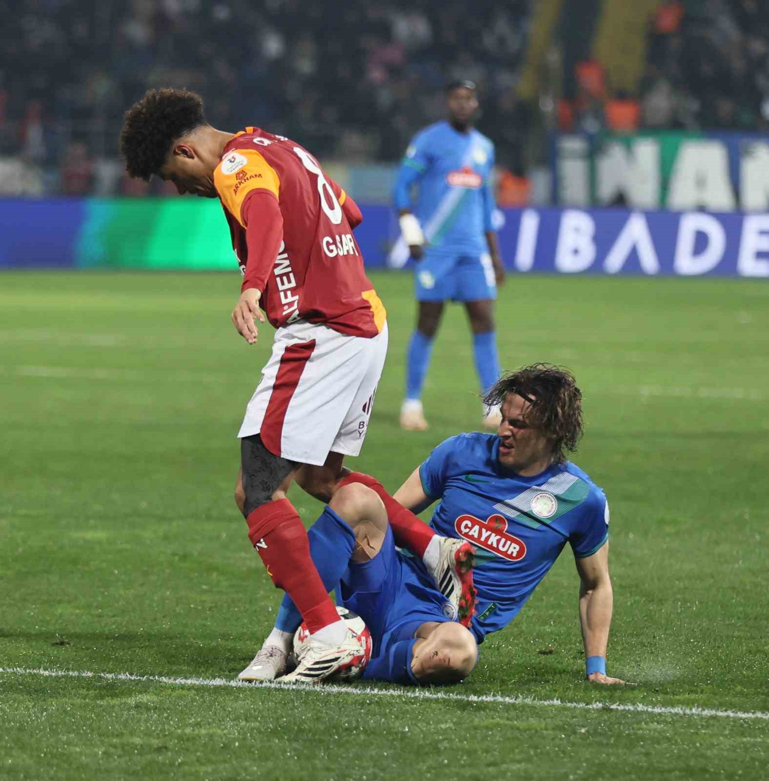 Trendyol Süper Lig: Çaykur Rizespor: 0 - Galatasaray: 3 (Maç sonucu)
