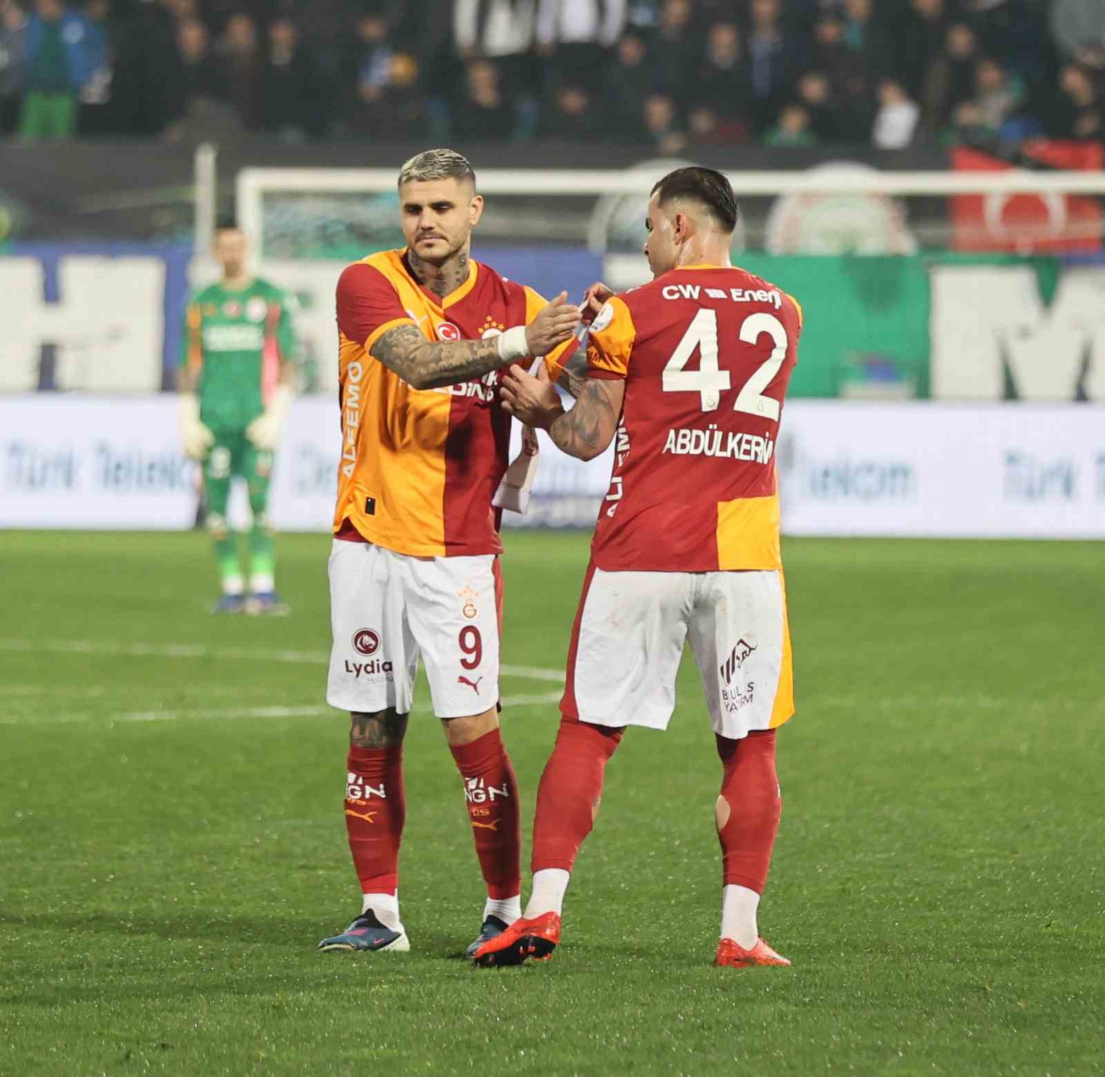 Trendyol Süper Lig: Çaykur Rizespor: 0 - Galatasaray: 3 (Maç sonucu)
