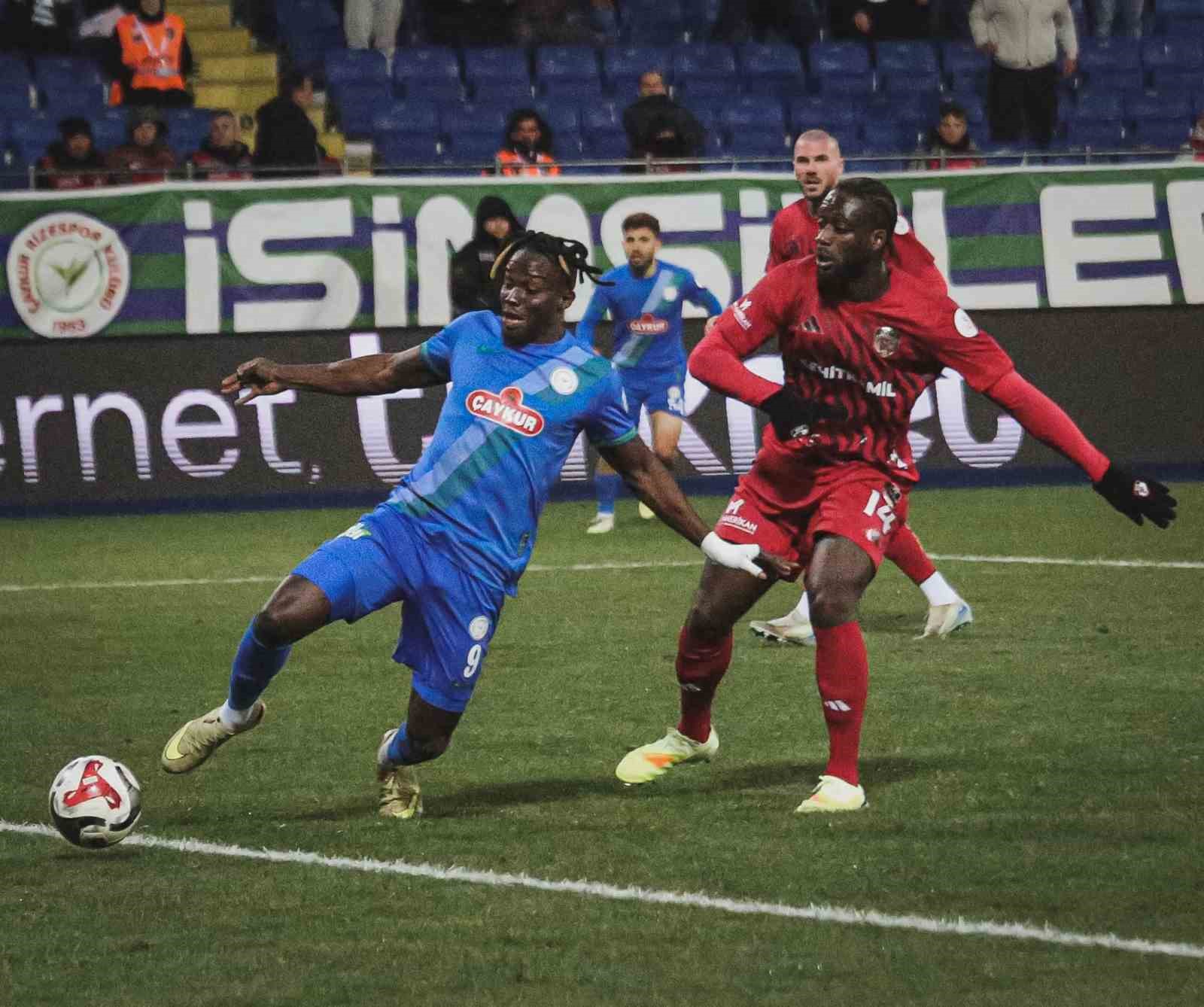 Trendyol Süper Lig: Çaykur Rizespor: 2 - Gaziantep FK: 1 (Maç sonucu)
