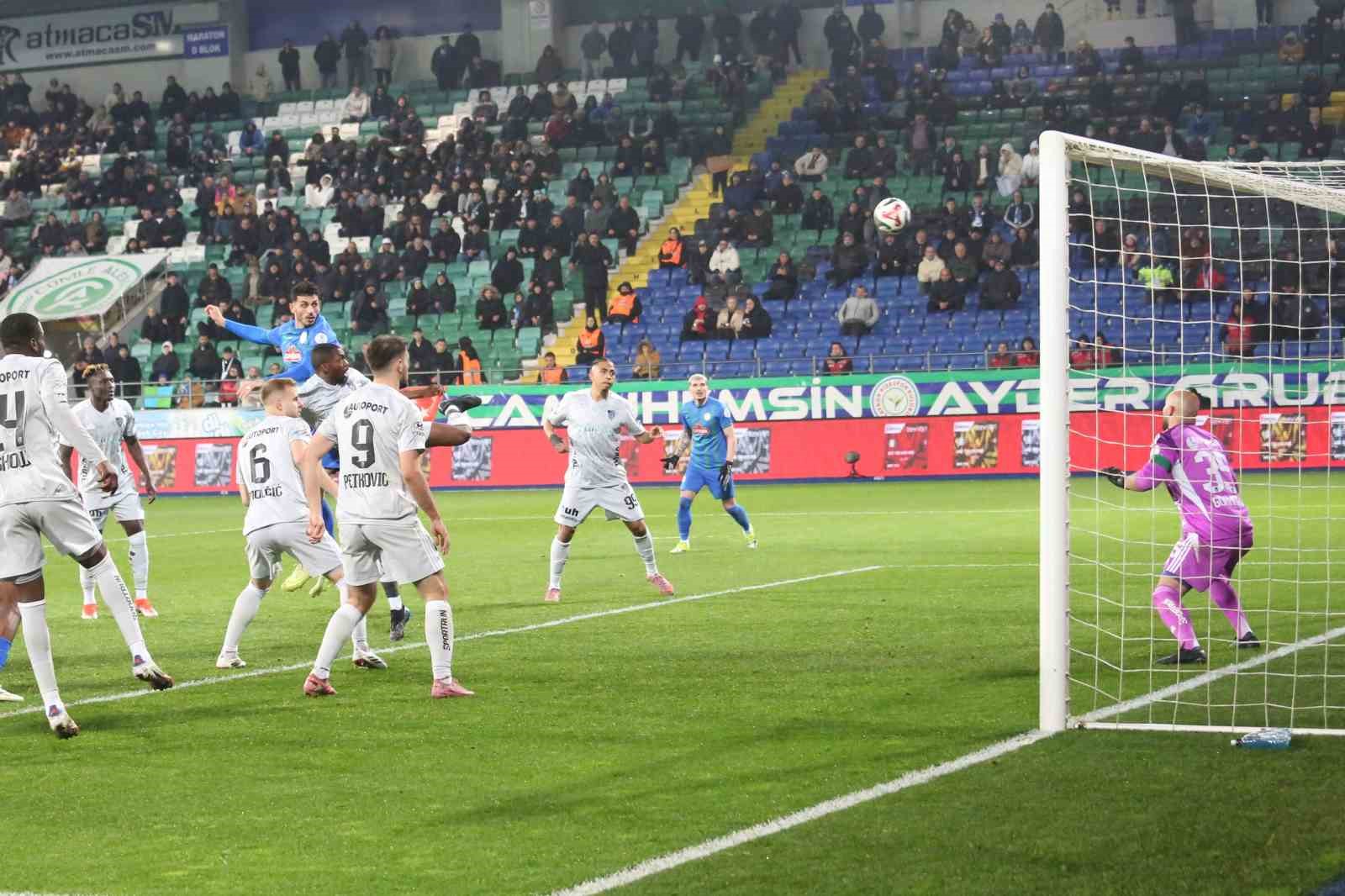 Trendyol Süper Lig: Çaykur Rizespor: 2 - Kocaelispor: 0 (Maç sonucu)
