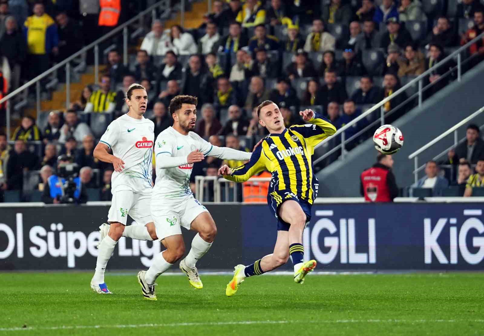 Trendyol Süper Lig: Fenerbahçe: 0 - Çaykur Rizespor: 0 (Maç devam ediyor)

