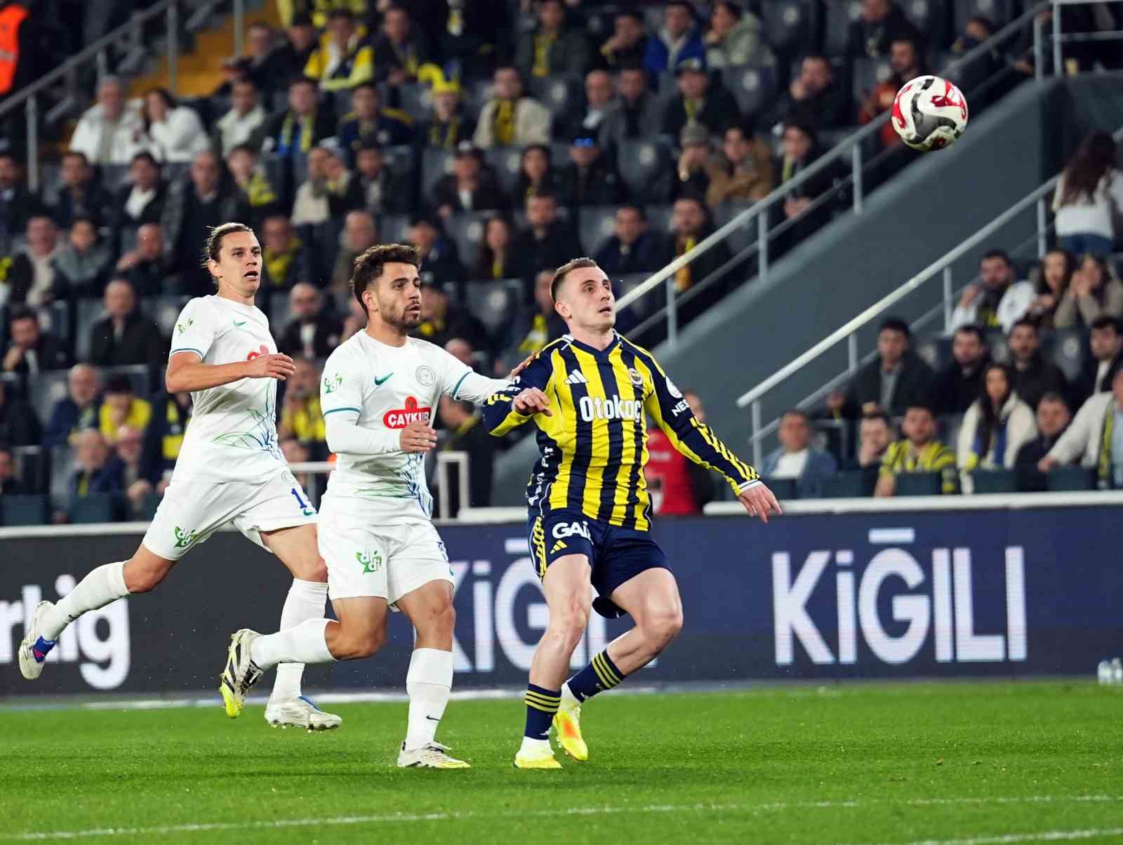 Trendyol Süper Lig: Fenerbahçe: 0 - Çaykur Rizespor: 0 (Maç devam ediyor)

