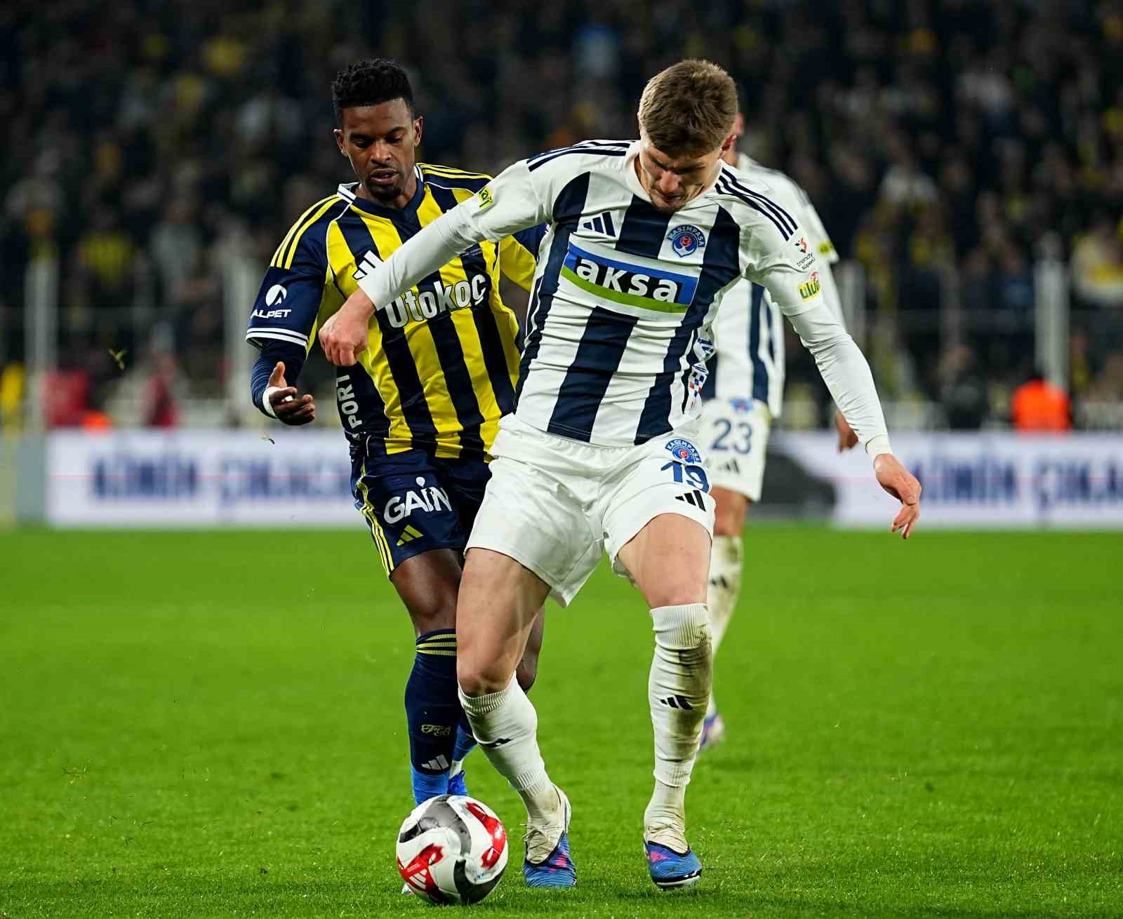 Trendyol Süper Lig: Fenerbahçe: 1 - Kasımpaşa: 1 (Maç sonucu)
