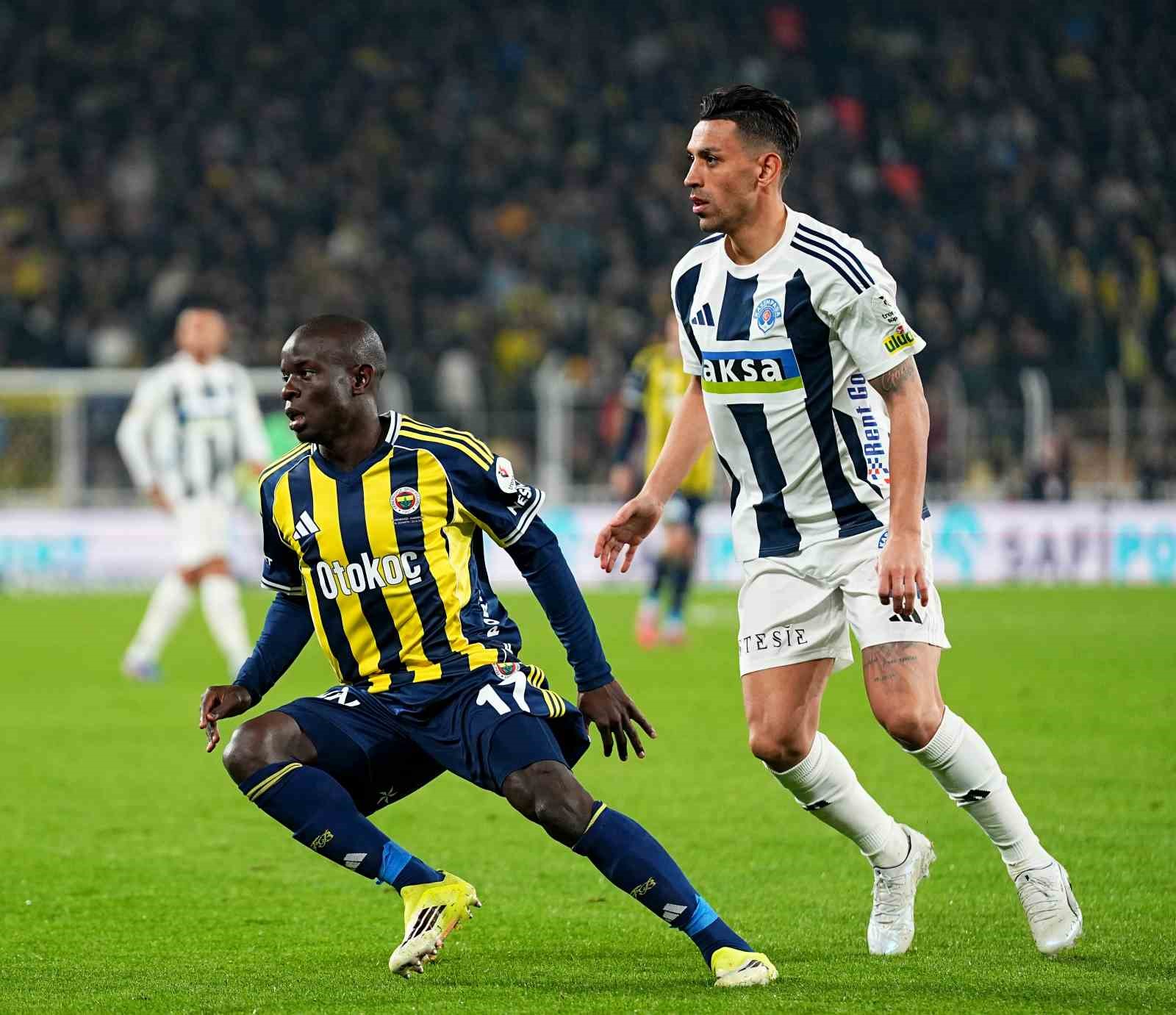 Trendyol Süper Lig: Fenerbahçe: 1 - Kasımpaşa: 1 (Maç sonucu)
