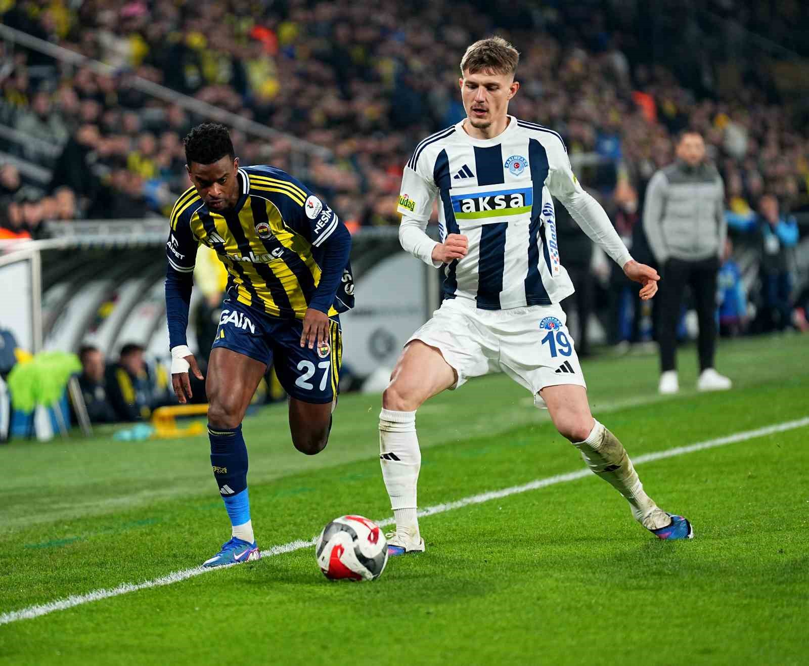 Trendyol Süper Lig: Fenerbahçe: 1 - Kasımpaşa: 1 (Maç sonucu)
