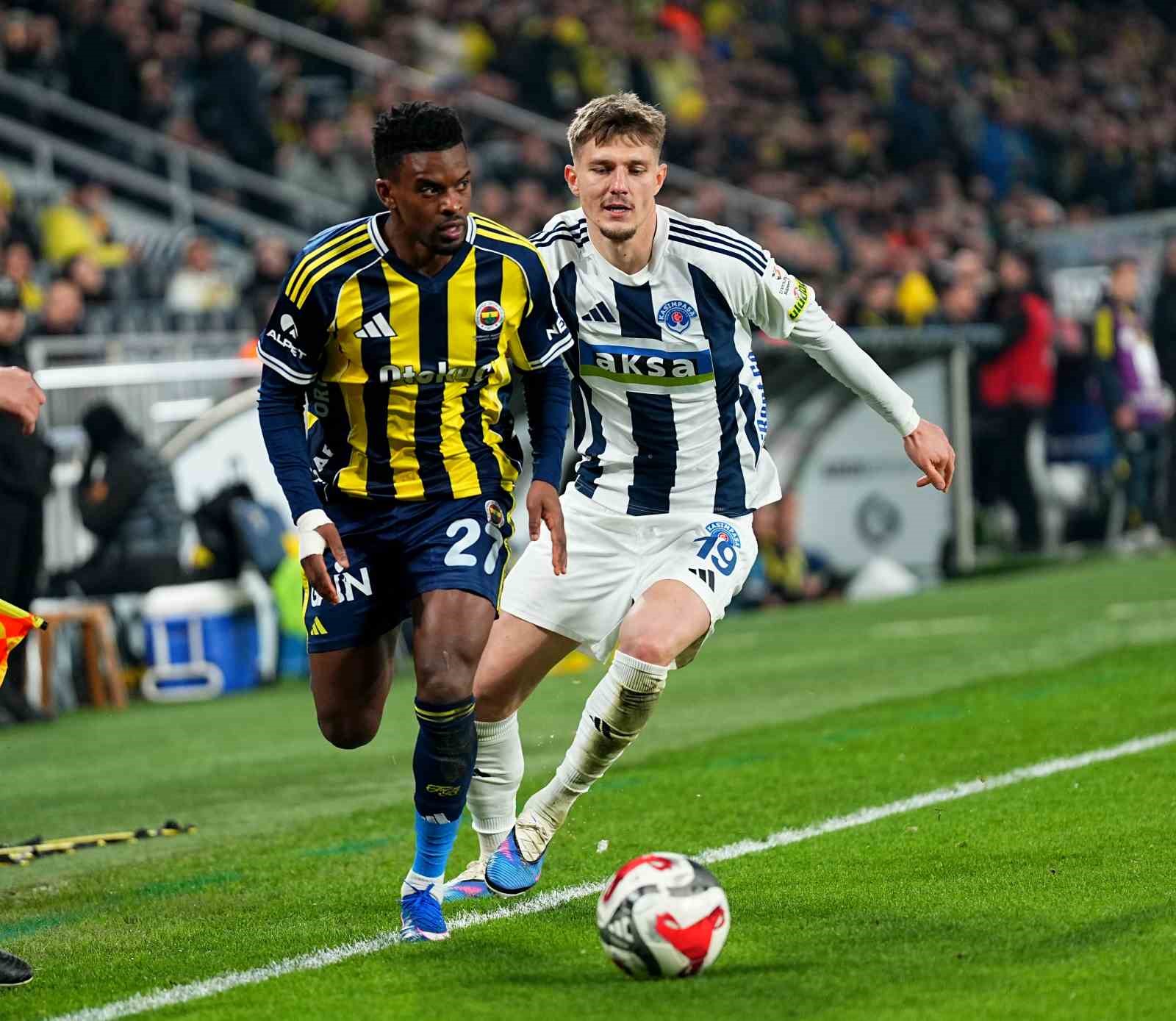 Trendyol Süper Lig: Fenerbahçe: 1 - Kasımpaşa: 1 (Maç sonucu)
