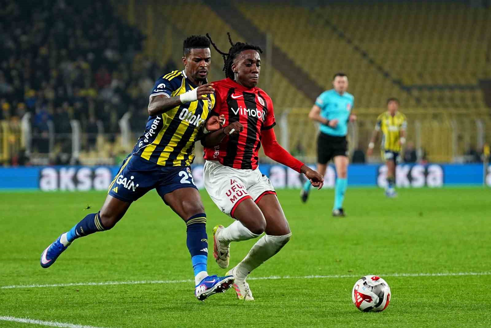 Trendyol Süper Lig: Fenerbahçe: 3 - Gençlerbirliği: 1 (Maç sonucu)
