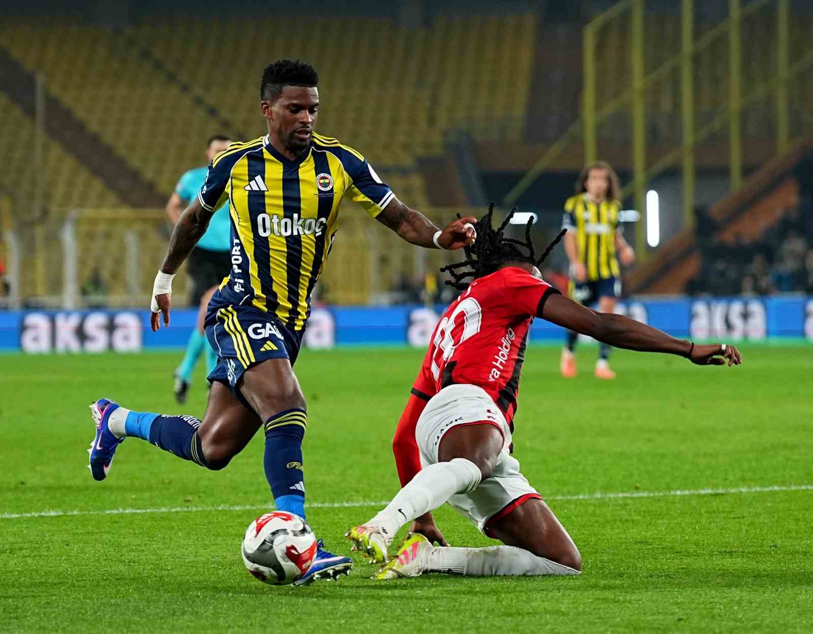 Trendyol Süper Lig: Fenerbahçe: 3 - Gençlerbirliği: 1 (Maç sonucu)
