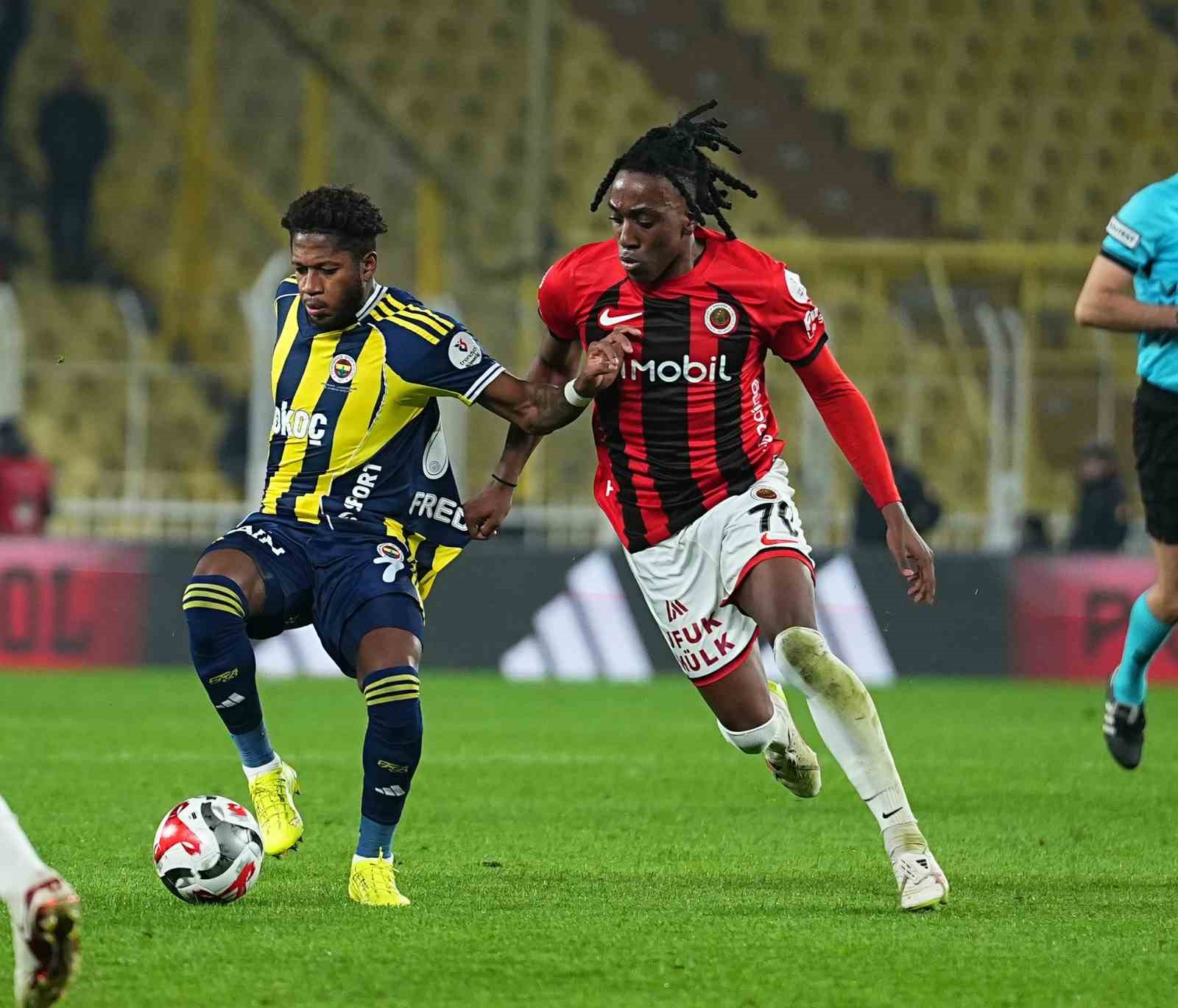 Trendyol Süper Lig: Fenerbahçe: 3 - Gençlerbirliği: 1 (Maç sonucu)
