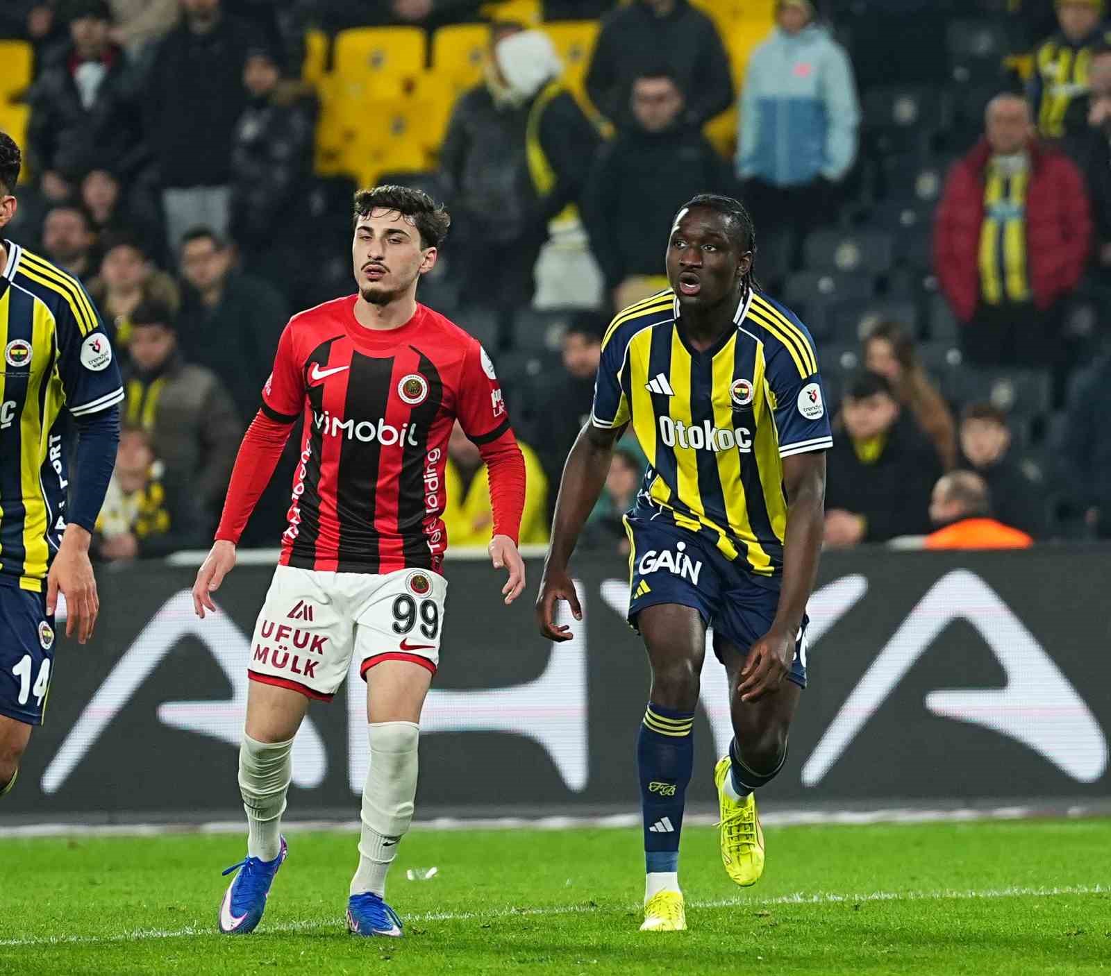 Trendyol Süper Lig: Fenerbahçe: 3 - Gençlerbirliği: 1 (Maç sonucu)

