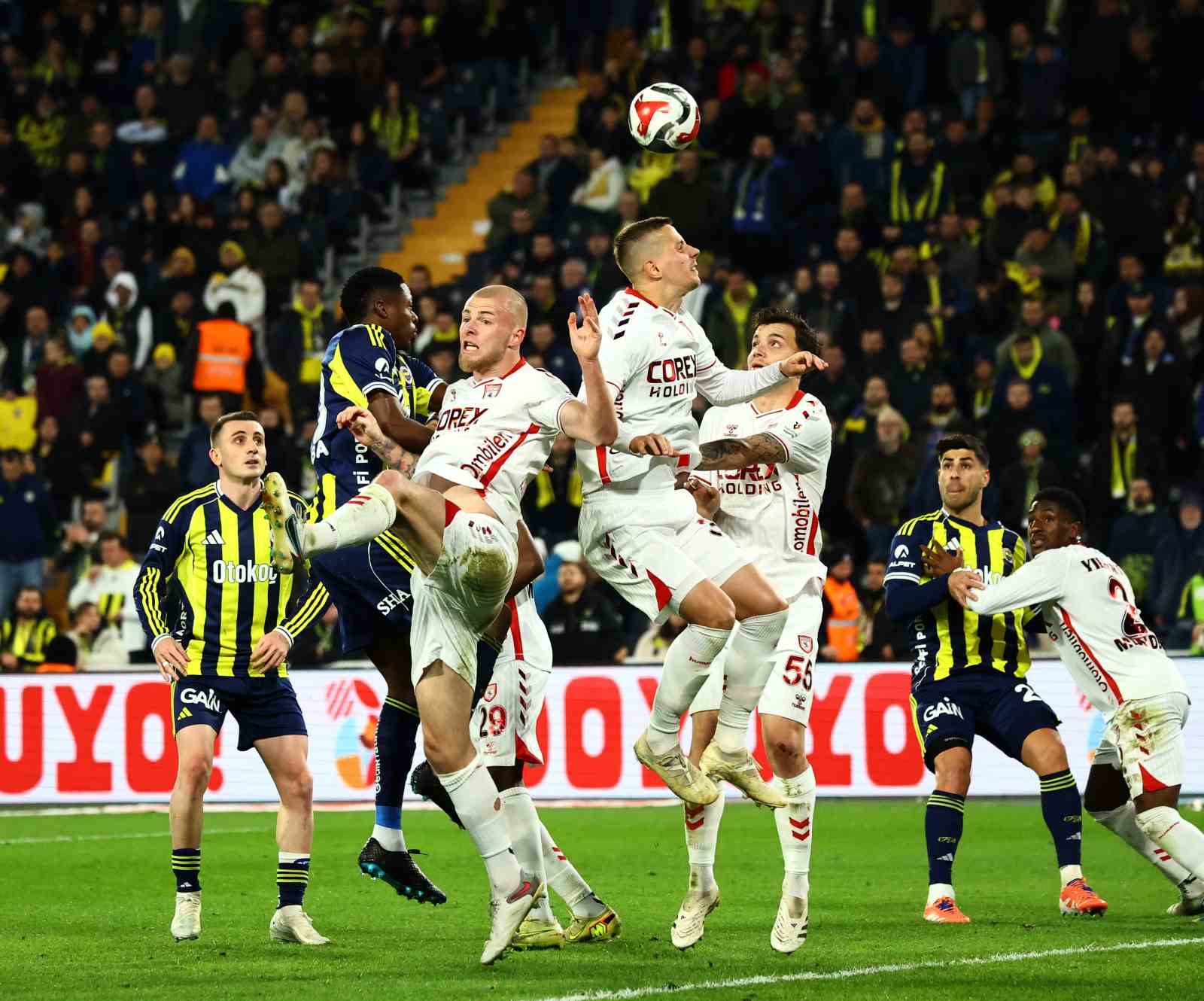 Trendyol Süper Lig: Fenerbahçe: 3 - Samsunspor: 2 (Maç sonucu)
