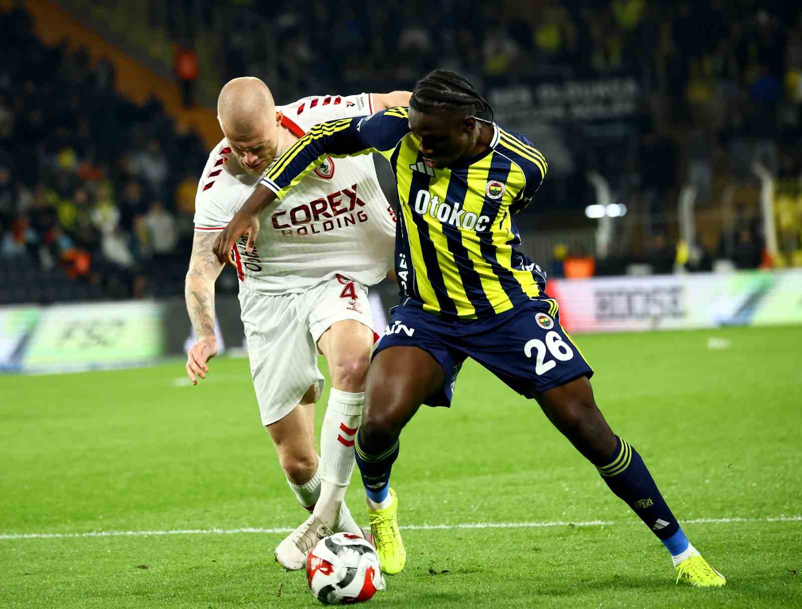 Trendyol Süper Lig: Fenerbahçe: 3 - Samsunspor: 2 (Maç sonucu)
