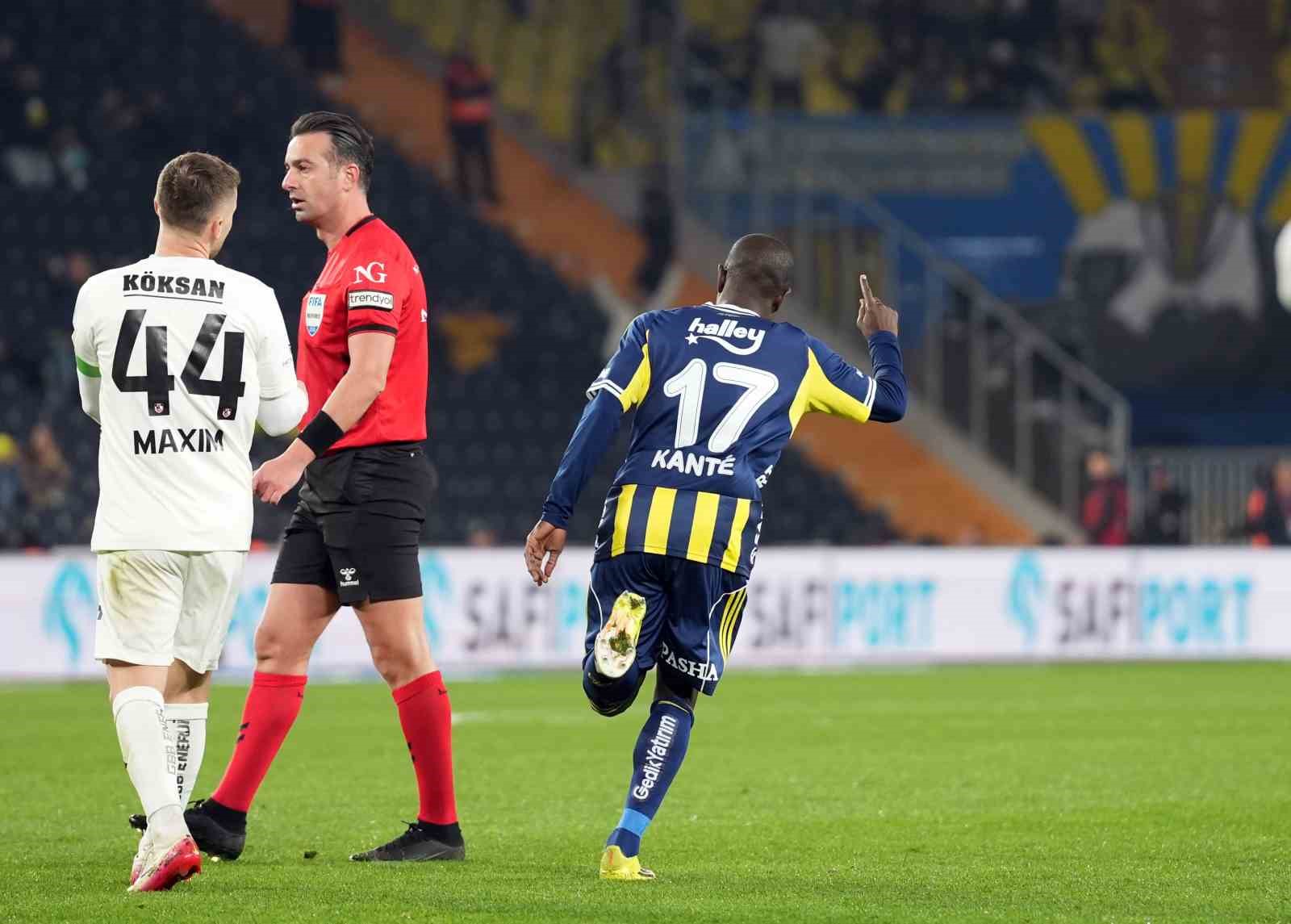 Trendyol Süper Lig: Fenerbahçe: 4 - Gaziantep FK: 1 (Maç sonucu)
