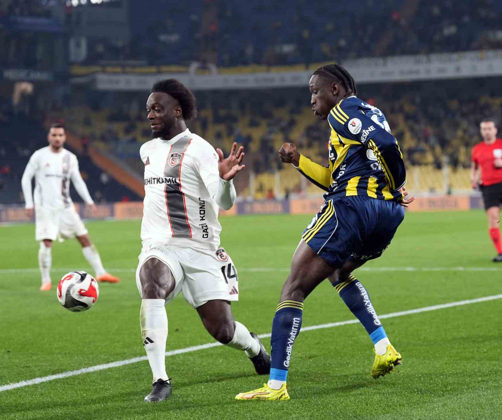 Trendyol Süper Lig: Fenerbahçe: 4 - Gaziantep FK: 1 (Maç sonucu)

