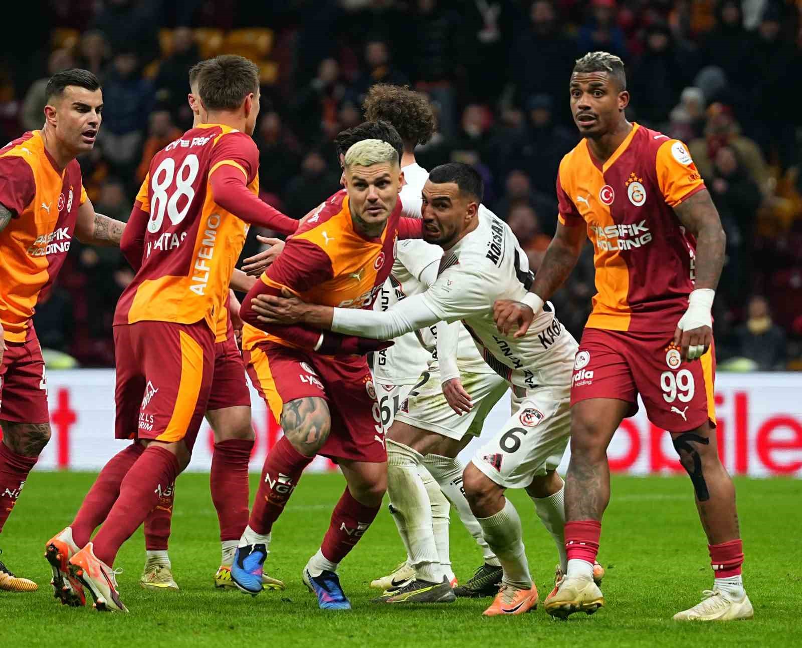 Trendyol Süper Lig: Galatasaray: 1 - Gaziantep FK: 1 (Maç sonucu)
