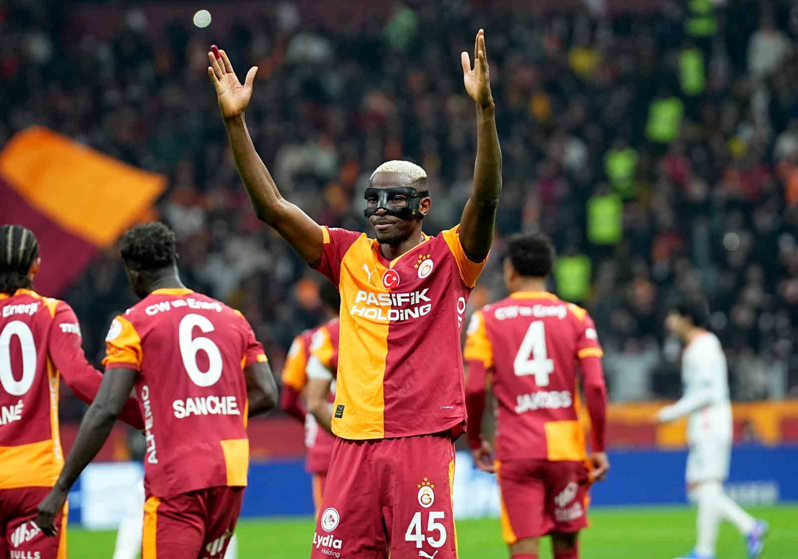 Trendyol Süper Lig: Galatasaray: 3 - Corendon Alanyaspor: 1 (Maç sonucu)
Trendyol Süper Lig: Galatasaray: 3 - Corendon Alanyaspor: 1 (Maç sonucu)