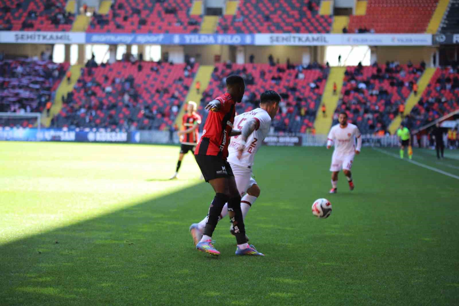 Trendyol Süper Lig: Gaziantep FK: 0 - Fatih Karagümrük: 0 (İlk yarı)
