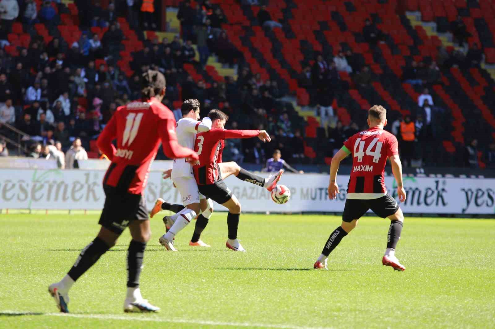 Trendyol Süper Lig: Gaziantep FK: 0 - Fatih Karagümrük: 0 (İlk yarı)
