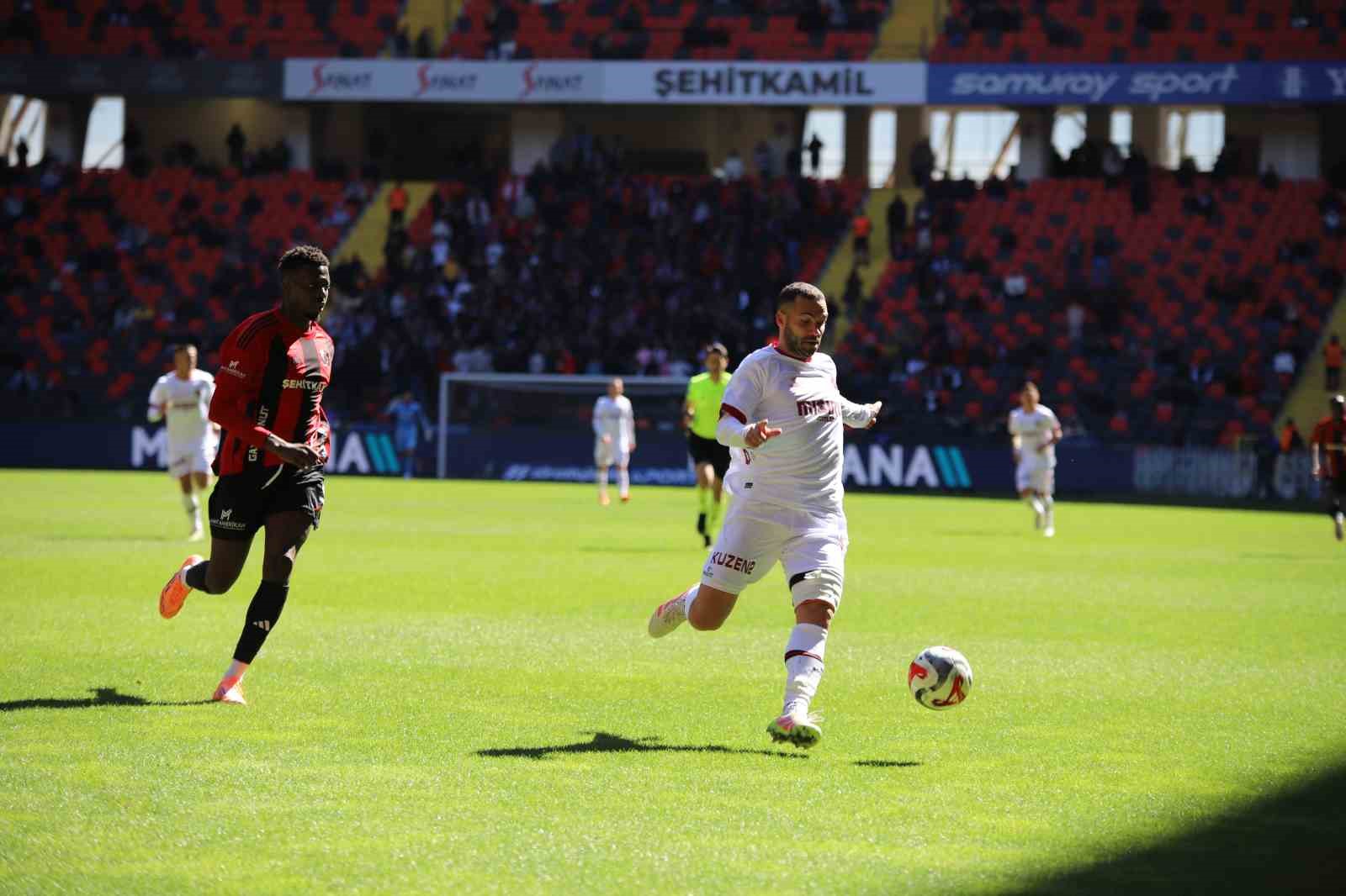 Trendyol Süper Lig: Gaziantep FK: 0 - Fatih Karagümrük: 0 (İlk yarı)
