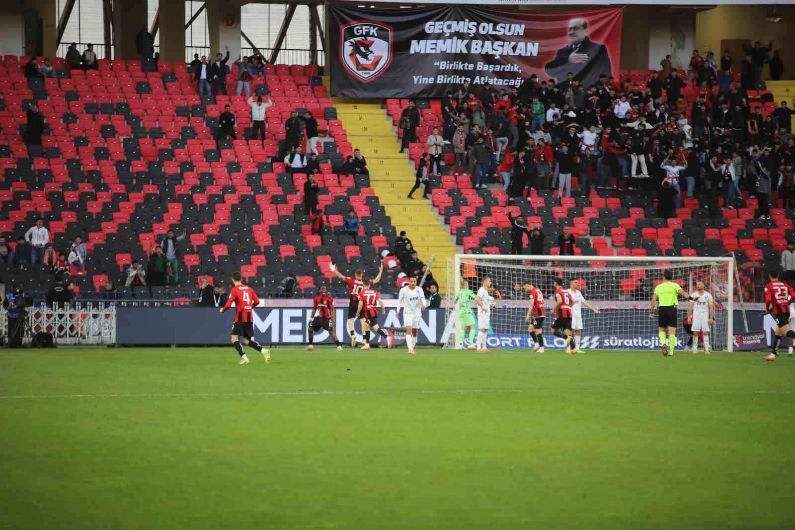 Trendyol Süper Lig: Gaziantep FK: 1 - Corendon Alanyaspor: 1 (Maç sonucu)
