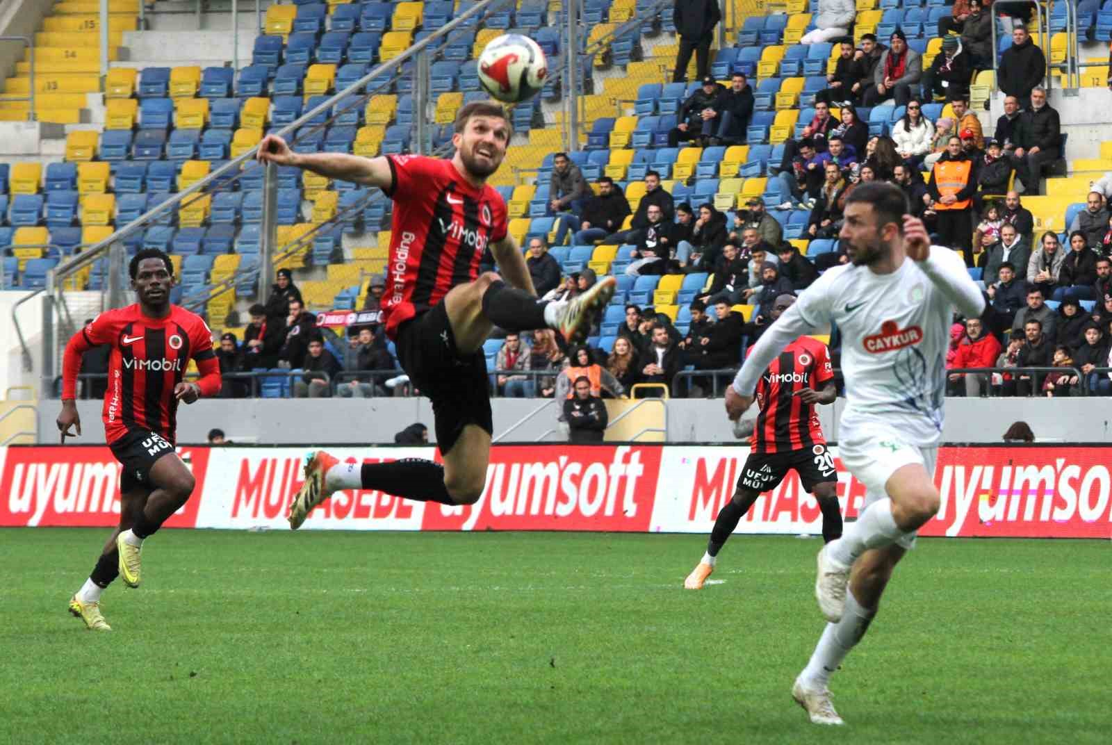 Trendyol Süper Lig: Gençlerbirliği: 2 - Çaykur Rizespor: 2 (Maç sonucu)
