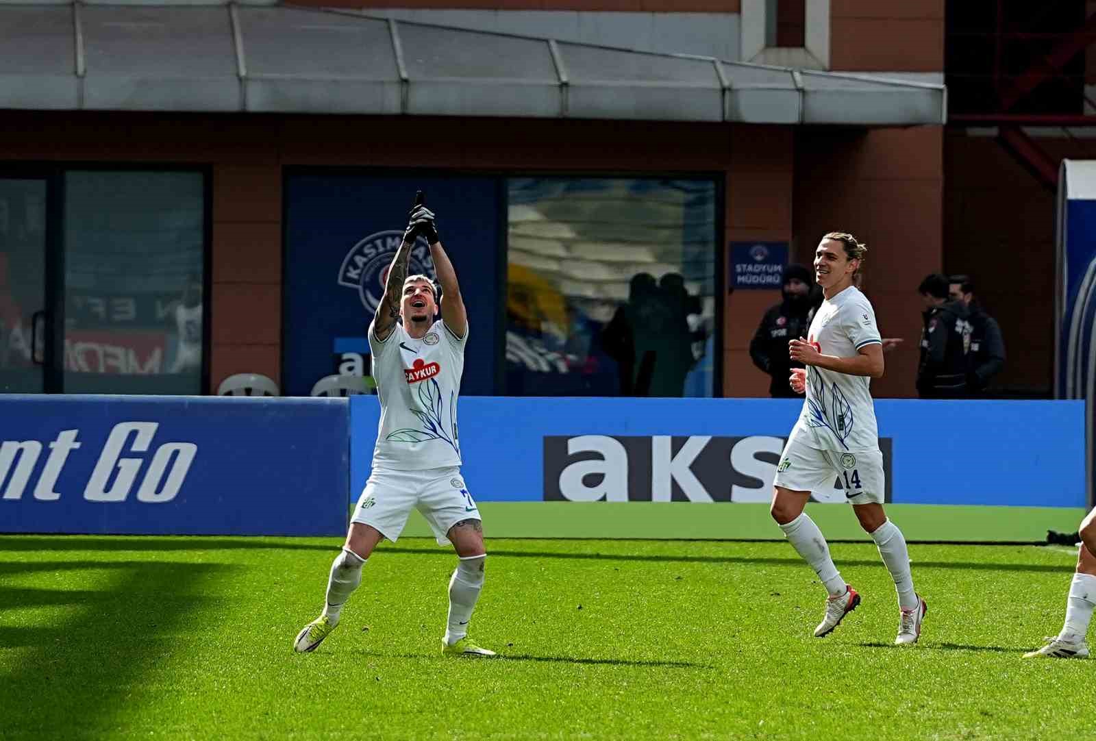 Trendyol Süper Lig: Kasımpaşa: 0 - Çaykur Rizespor: 3 (Maç sonucu)
