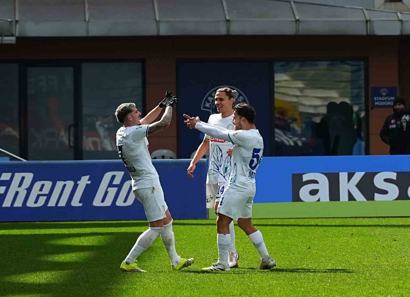 Trendyol Süper Lig: Kasımpaşa: 0 - Çaykur Rizespor: 3 (Maç sonucu)
