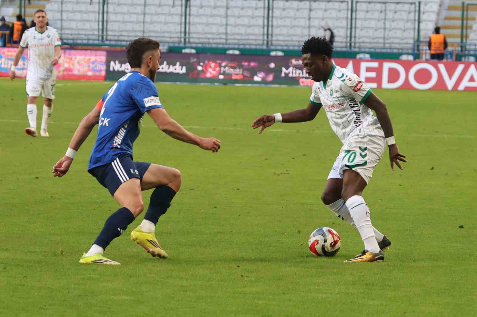 Trendyol Süper Lig: Konyaspor: 1 - Kasımpaşa: 1 (Maç sonucu)
