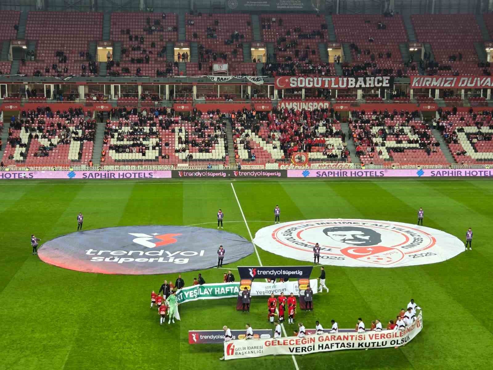 Trendyol Süper Lig: Samsunspor: 0 - Gaziantep FK: 0 (Maç devam ediyor)
