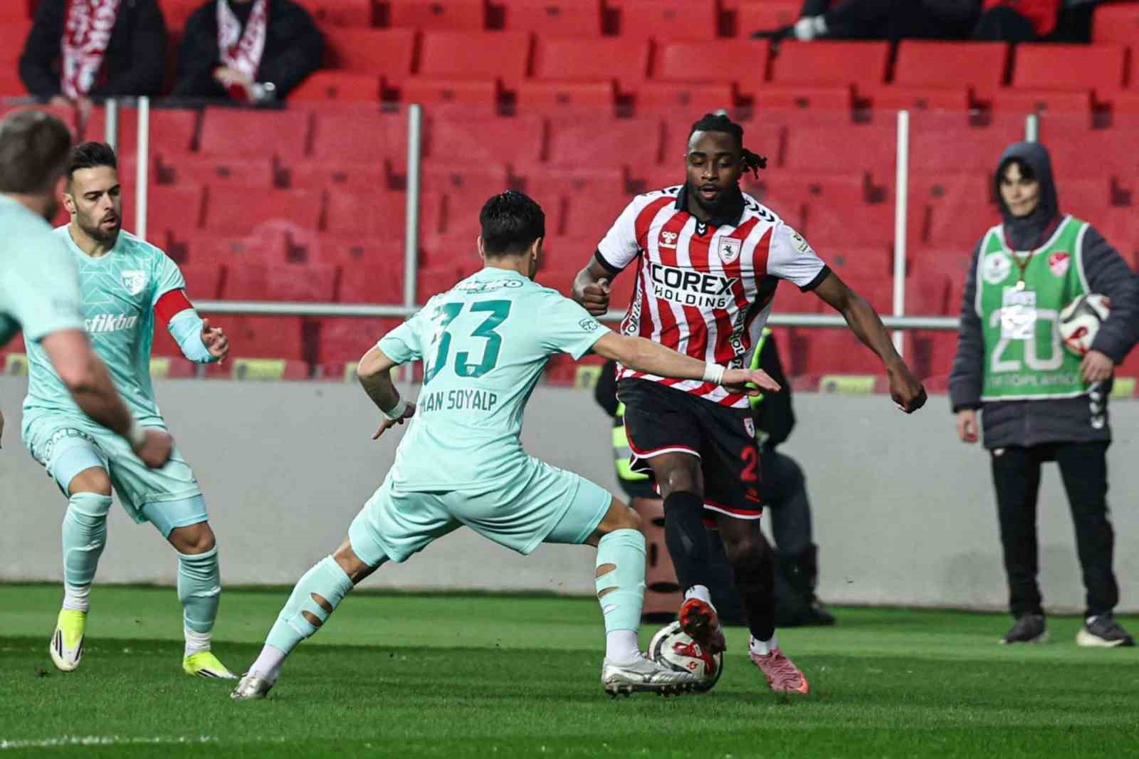 Trendyol Süper Lig: Samsunspor: 2 - Kayserispor: 1 (Maç sonucu)
