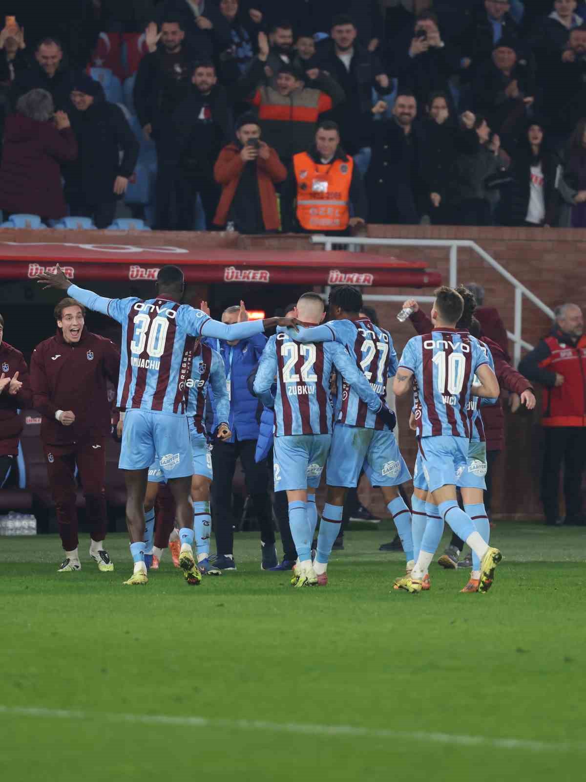 Trendyol Süper Lig: Trabzonspor: 2 - Kasımpaşa: 1 (Maç sonucu)
