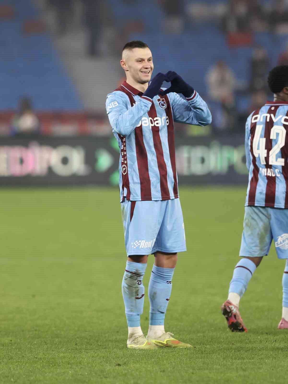Trendyol Süper Lig: Trabzonspor: 2 - Kasımpaşa: 1 (Maç sonucu)

