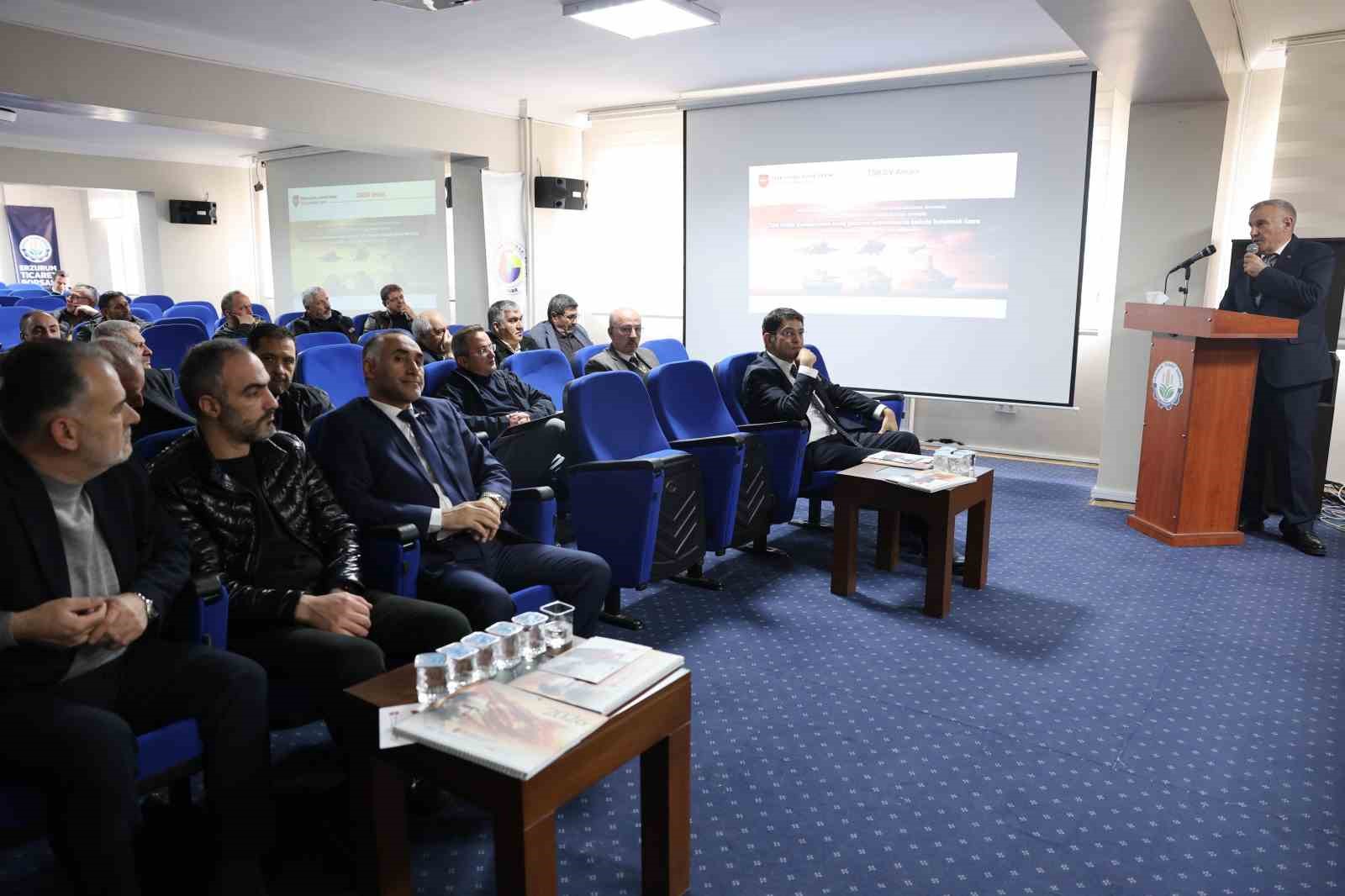 TSKGV Erzurum Bölge Temsilcisi Ahmet Avcı, ETB meclisine konuk oldu
