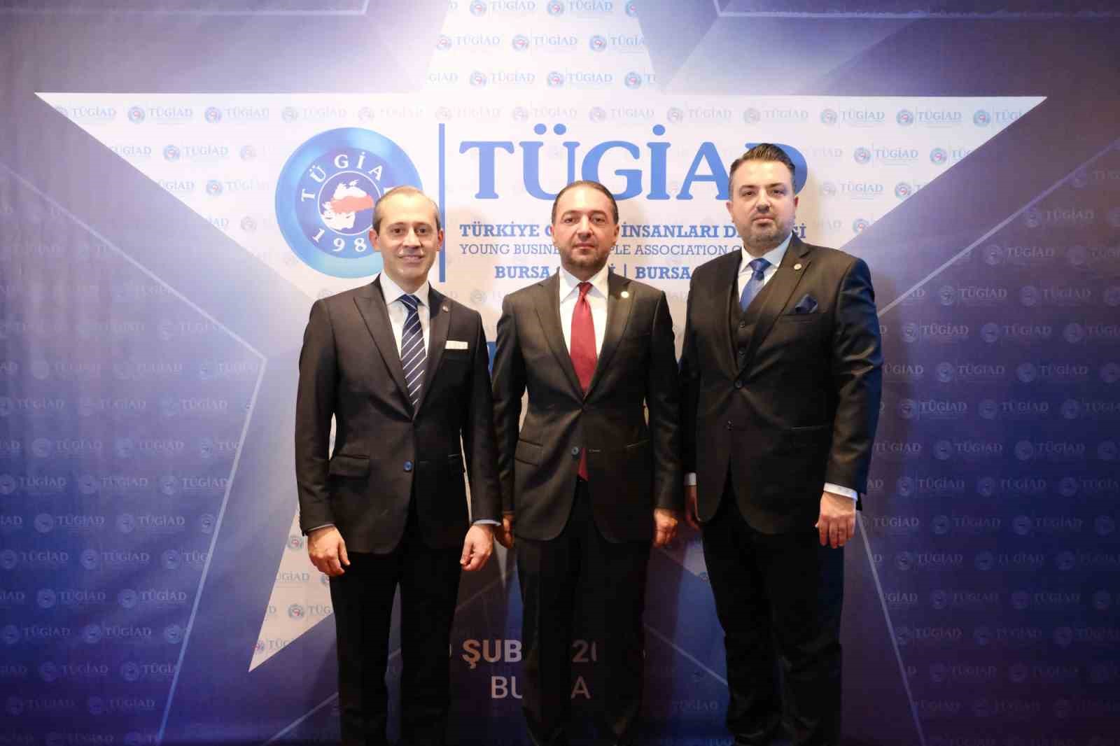 TÜGİAD Bursa Şubesi’nde Kerem Kahveci dönemi başladı

