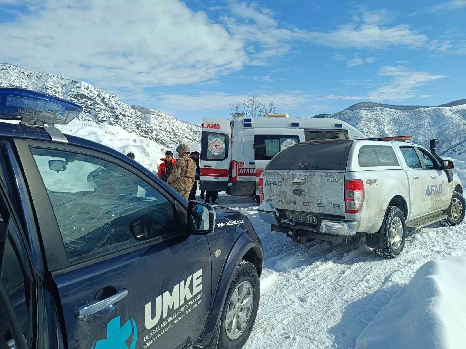 Tunceli’de 108 yaşındaki kadın için ekipler seferber oldu
