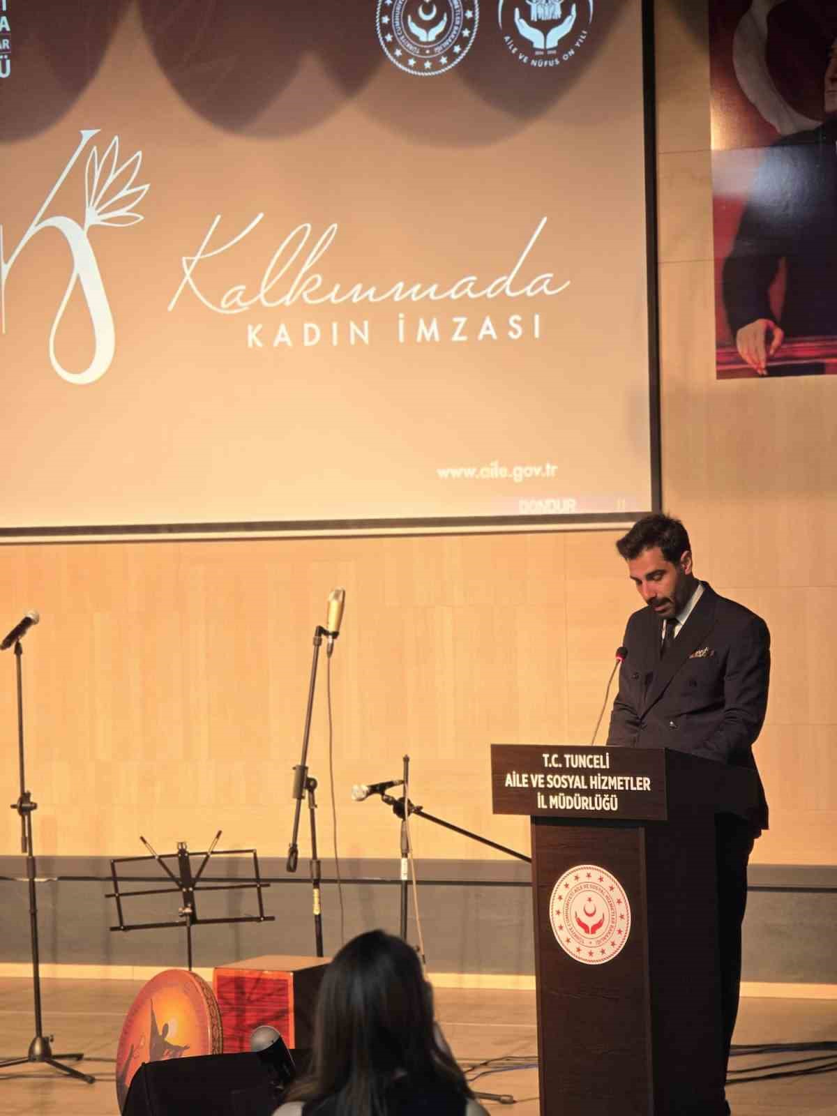 Tunceli’de 8 Mart etkinlikleri
