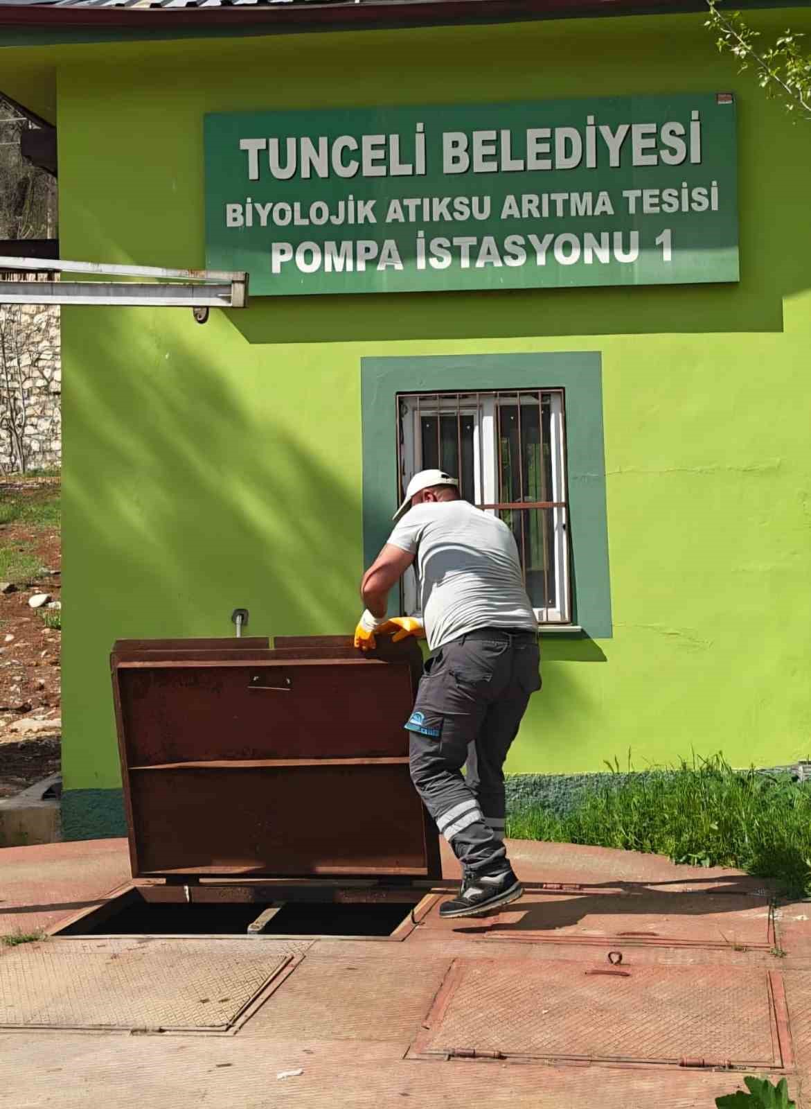 Tunceli’de altyapı için yoğun mesai
