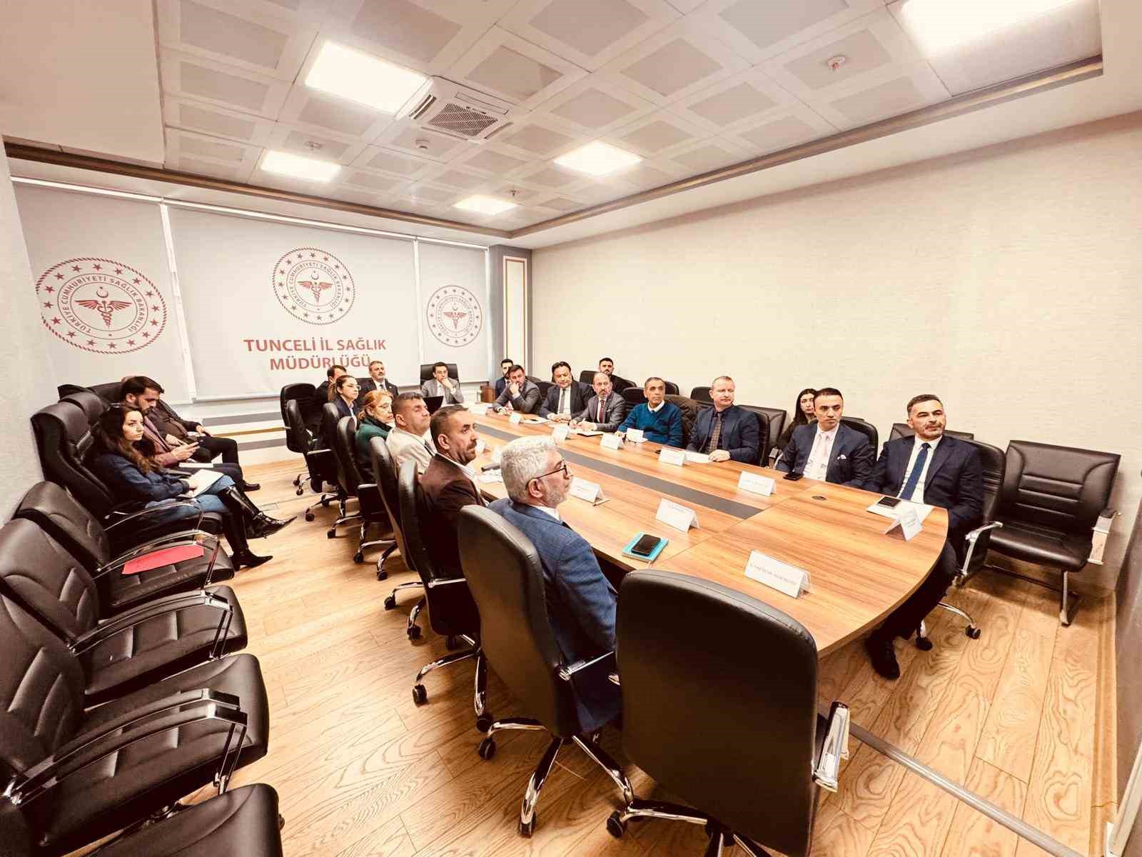 Tunceli’de bağımlılıkla mücadele çalışmaları değerlendirildi
