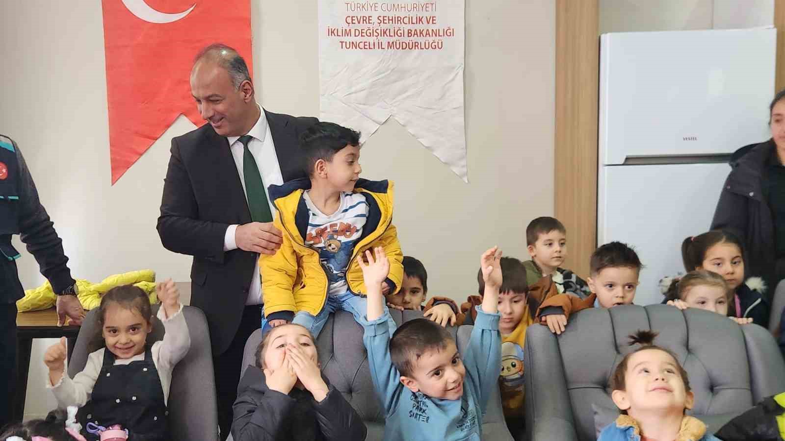 Tunceli’de miniklere sıfır atık dersi
