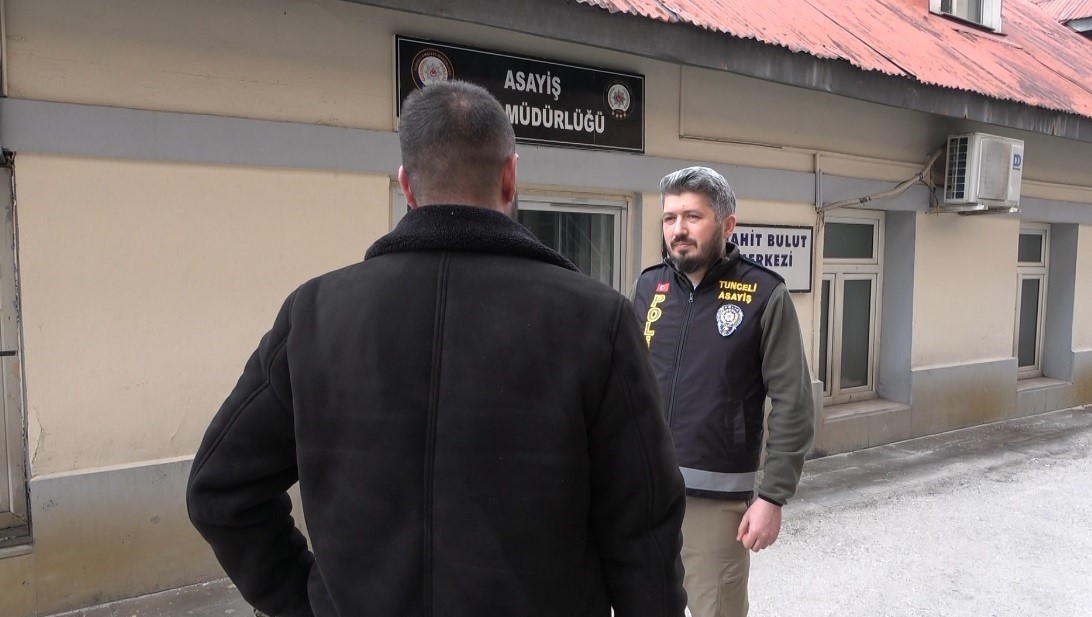 Tunceli’de polis dakikalarla yarıştı, vatandaşın yüz binlerce lirası kurtarıldı
