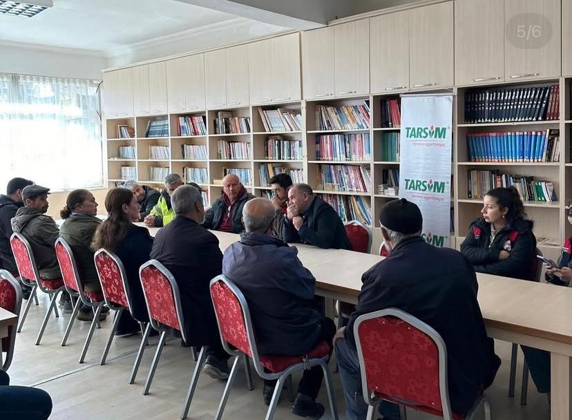 Tunceli’de üreticilere TARSİM bilgilendirmesi

