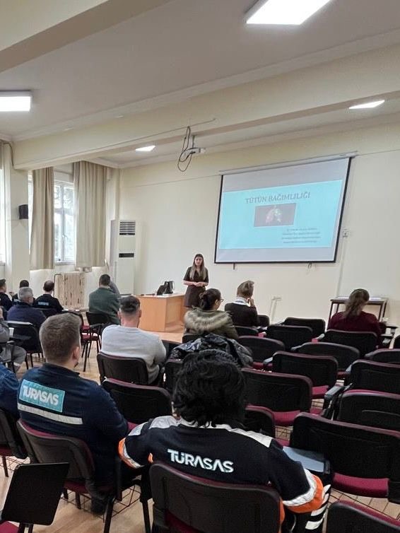 TÜRASAŞ personeline tütünle mücadale eğitimi verildi
