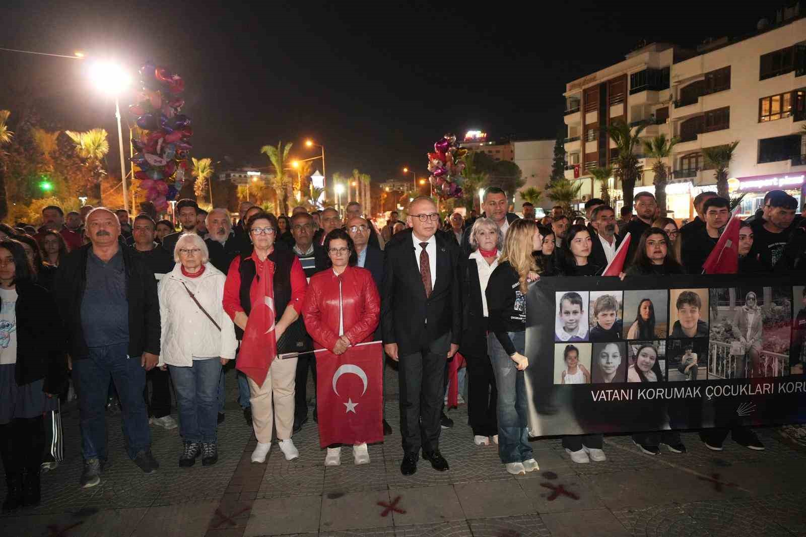 Turgutlu’da ‘Sessiz Saygı’ korteji
