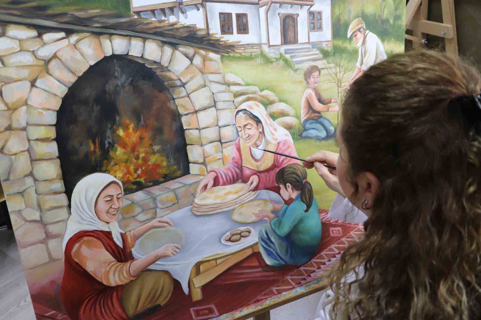 Türk aile yapısı yağlı boya tablolarıyla ölümsüzleşiyor
Türk aile yapısı yağlı boya tablolarıyla ölümsüzleşiyor
