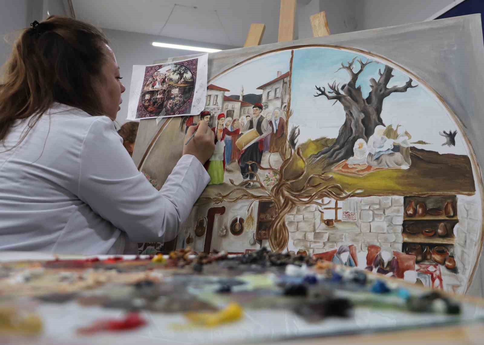 Türk aile yapısı yağlı boya tablolarıyla ölümsüzleşiyor
Türk aile yapısı yağlı boya tablolarıyla ölümsüzleşiyor