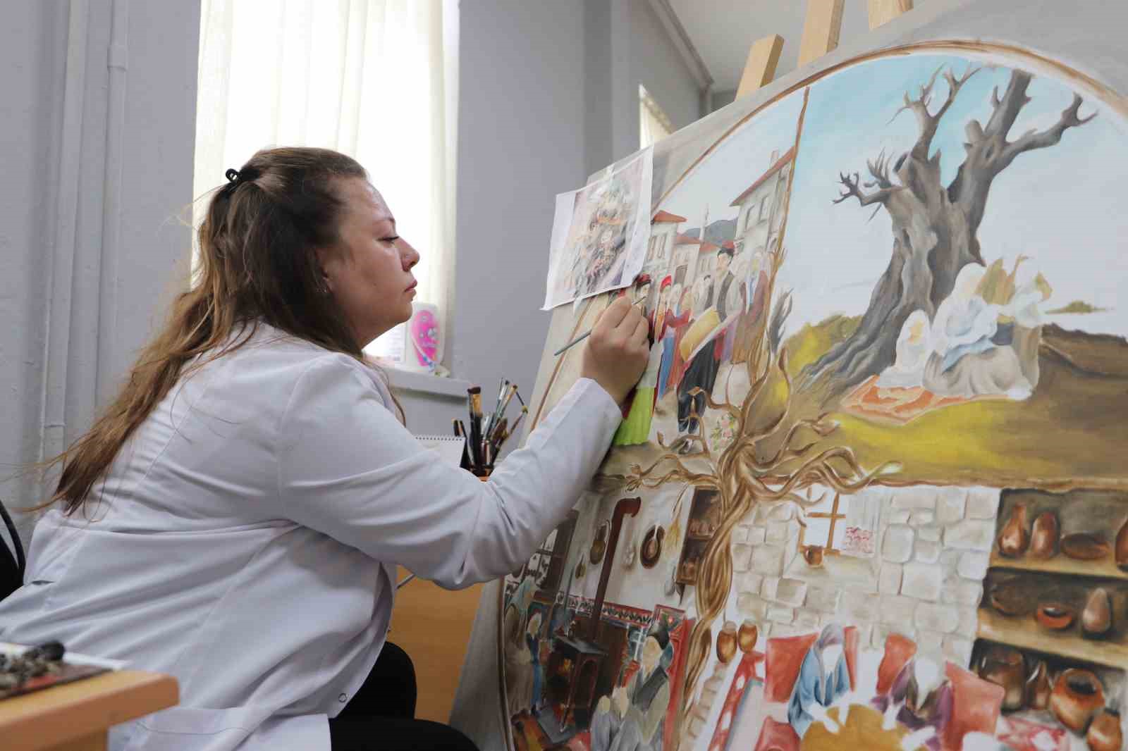 Türk aile yapısı yağlı boya tablolarıyla ölümsüzleşiyor
Türk aile yapısı yağlı boya tablolarıyla ölümsüzleşiyor