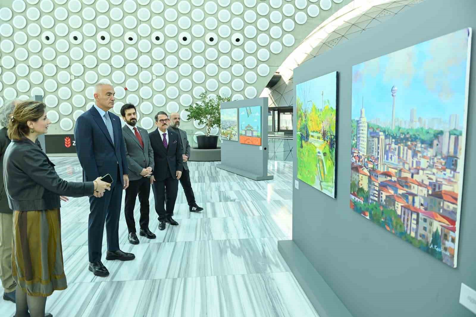 Türk Dünyası Turizm Başkenti seçilen Ankara’da resim sergisi
