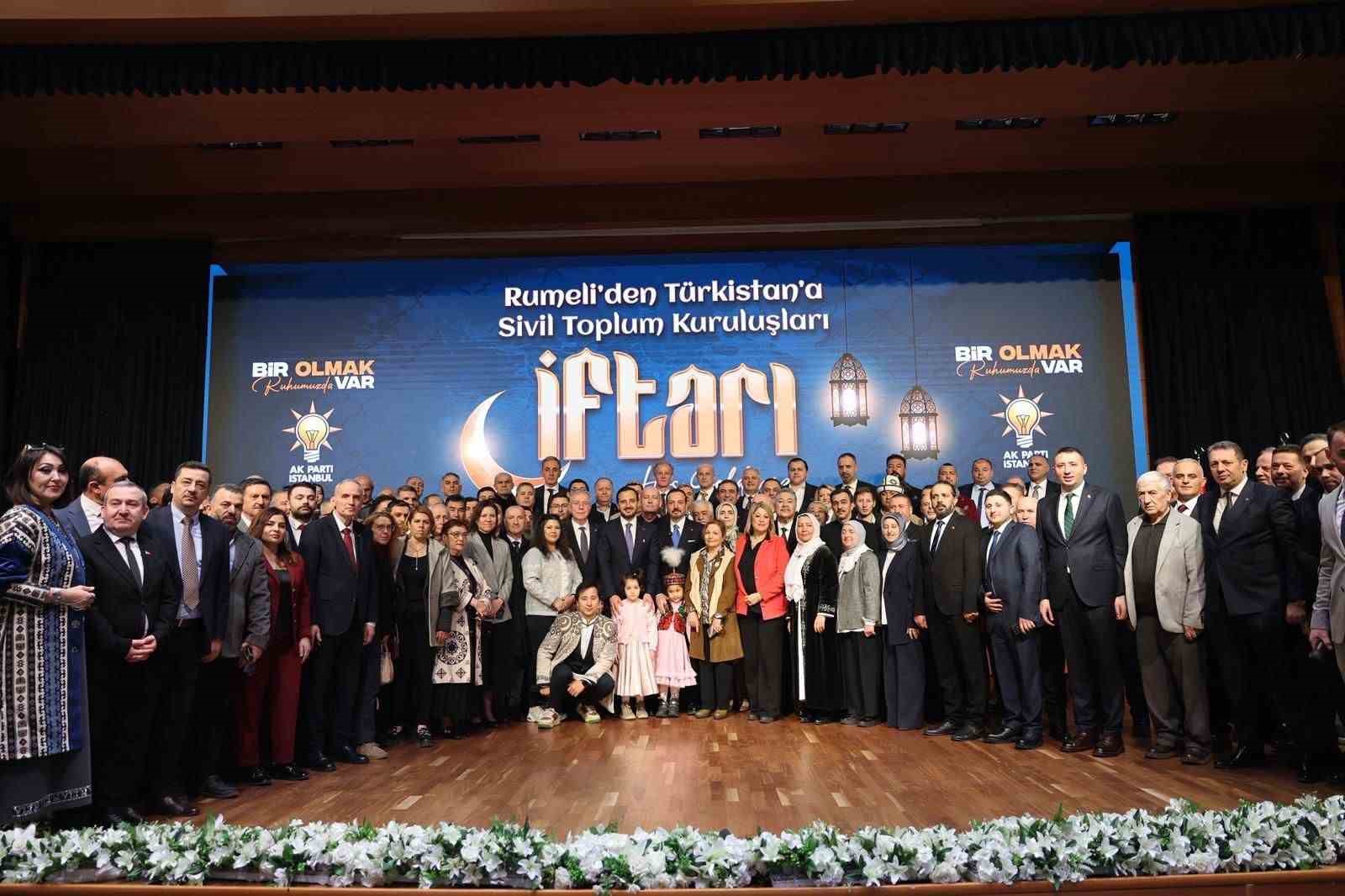 Türk dünyası ve Rumeli hemşehri dernekleri "Rumeli’den Türkistan’a Sivil Toplum Kuruluşları" iftarında buluştu
