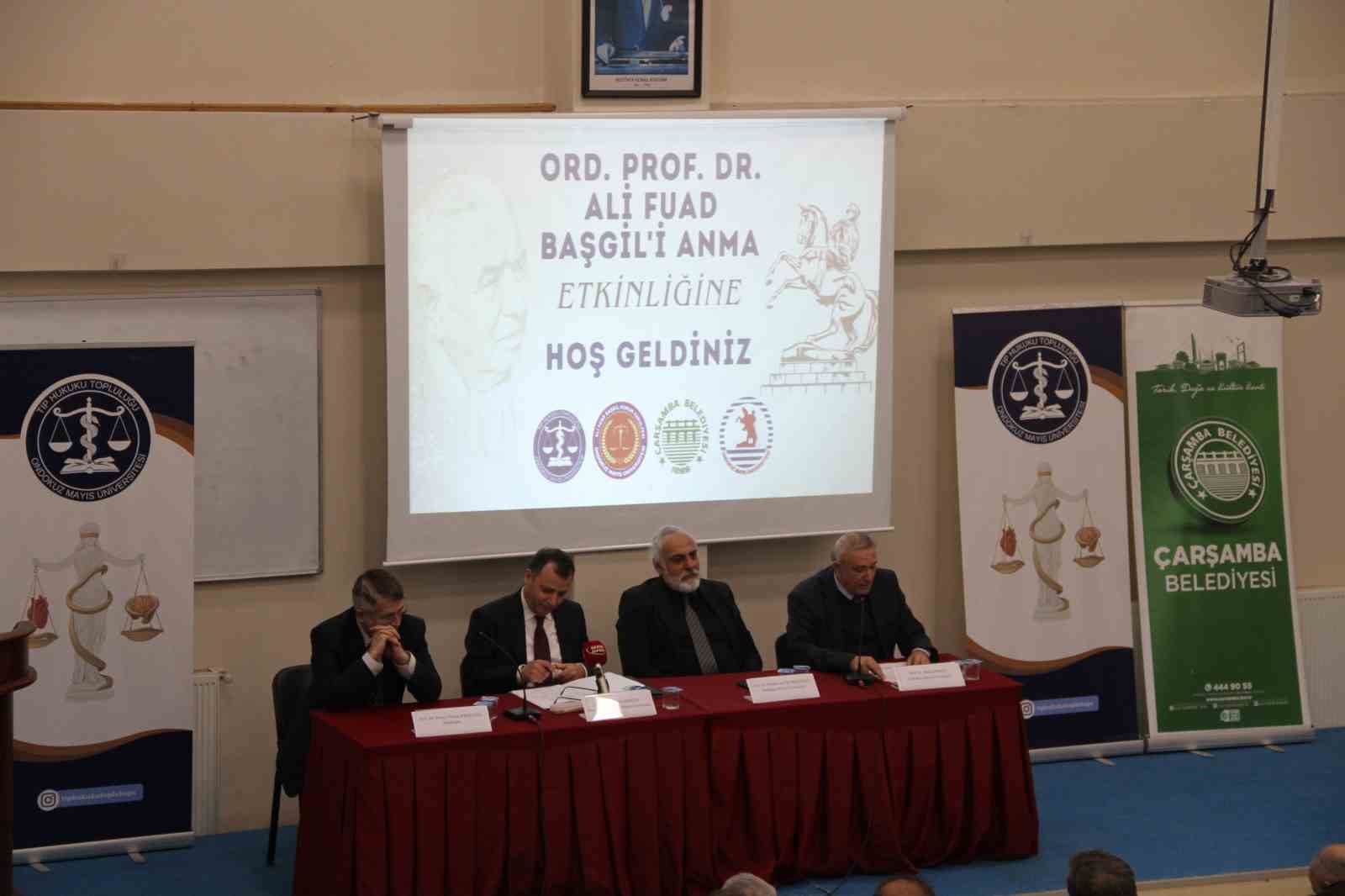 Türk hukukunun önemli ismi Ali Fuad Başgil unutulmadı
